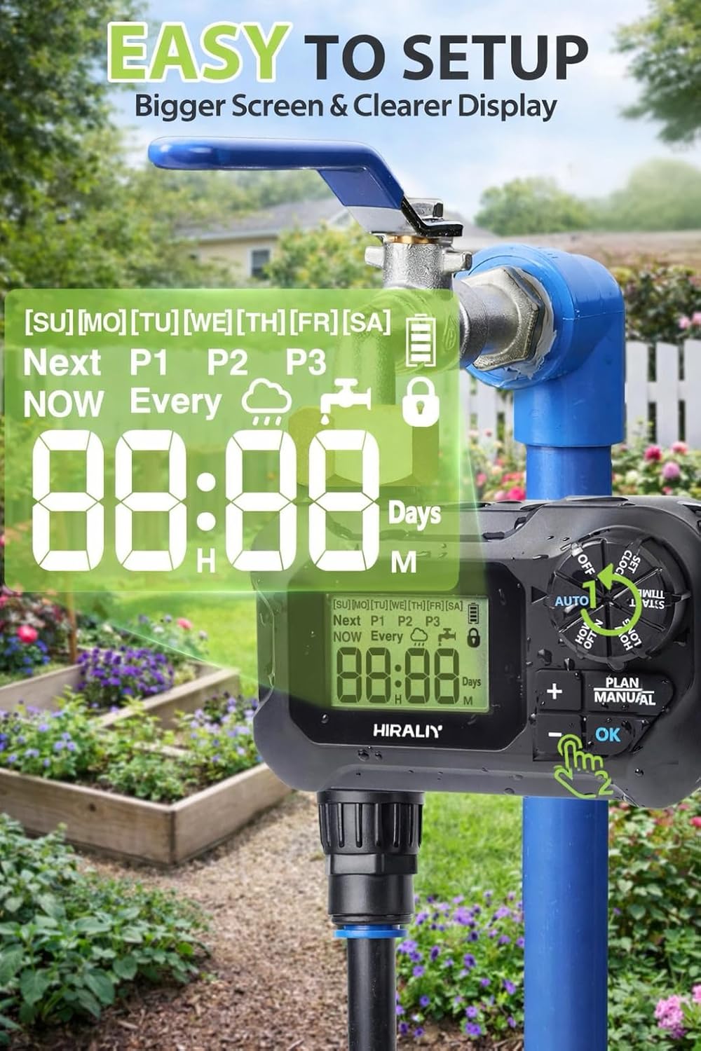 100FT Automatic Drip Irrigation Kit with Timer