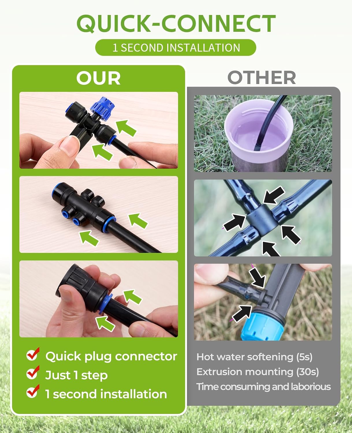 100FT Automatic Drip Irrigation Kit with Timer