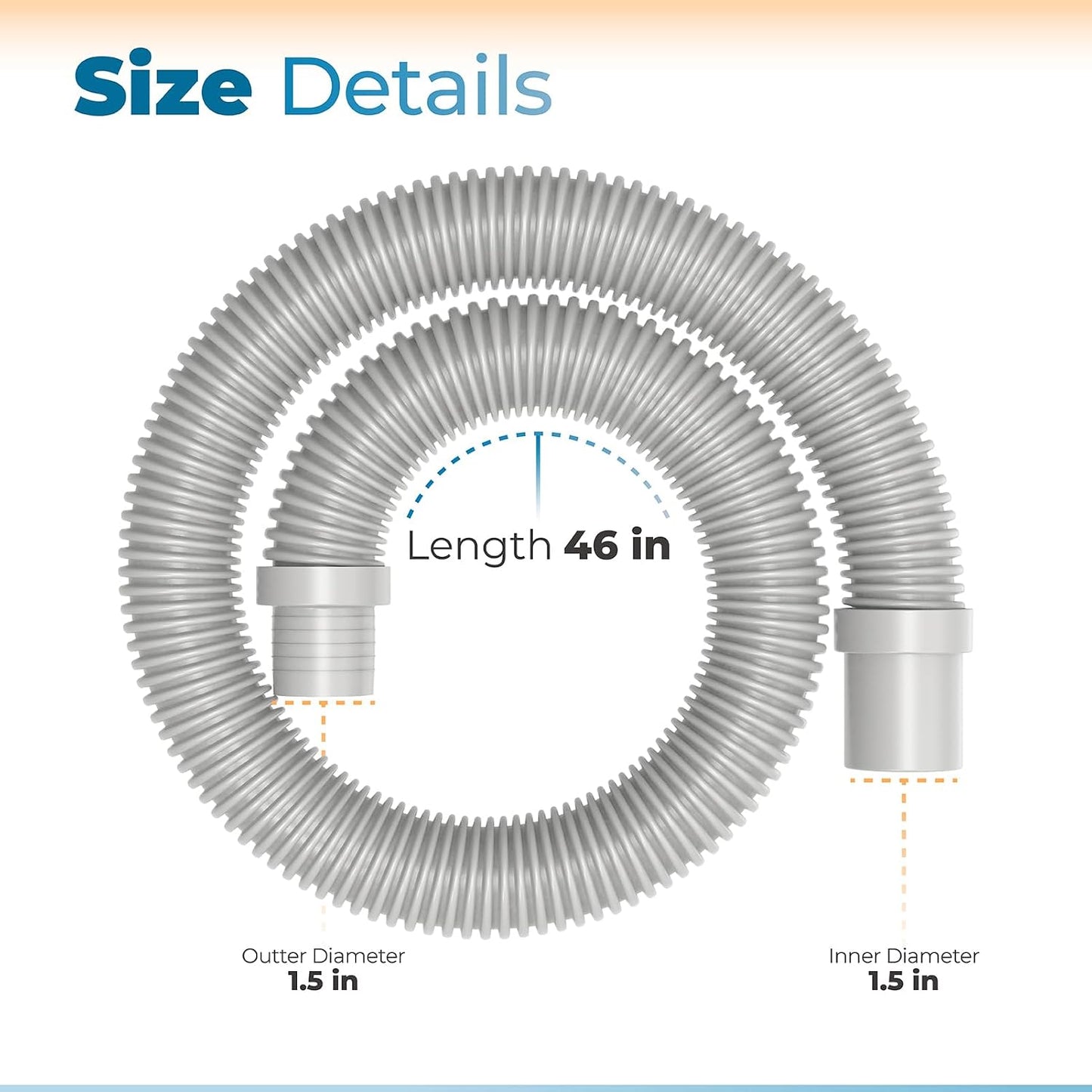 V532LG Pool Vacuum Leader Hose Fits for Hayward Pool Cleaner