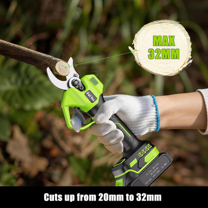 Electric Pole Saws & Pruning Shears for Tree Trimming, 2-in-1 6 Inch Mini Chainsaw Cordless with Extension Pole, 2pcs Batteries, Auto Oiling, 15ft Reach, Tree Trimmer Limb Branch Cutter Pruner