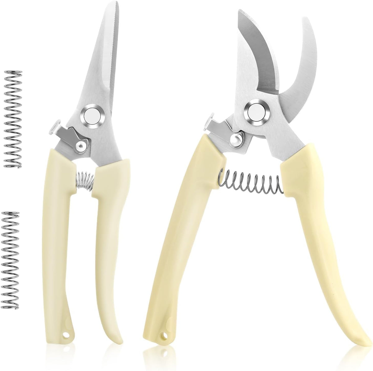 2Pack Pruning Shears, Professional Flower Clippers, Lightweight