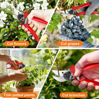2Pack Pruning Shears, Professional Flower Clippers, Lightweight