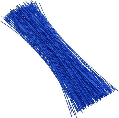 8 Inch Reusable Cable Ties Wire Twist Ties Garden Twine for Plastic Bags Electronics Cords Organizing Gardening Vines Climbing Plants Halloween Christmas Holiday Decors Crafts, 200PCS, Blue