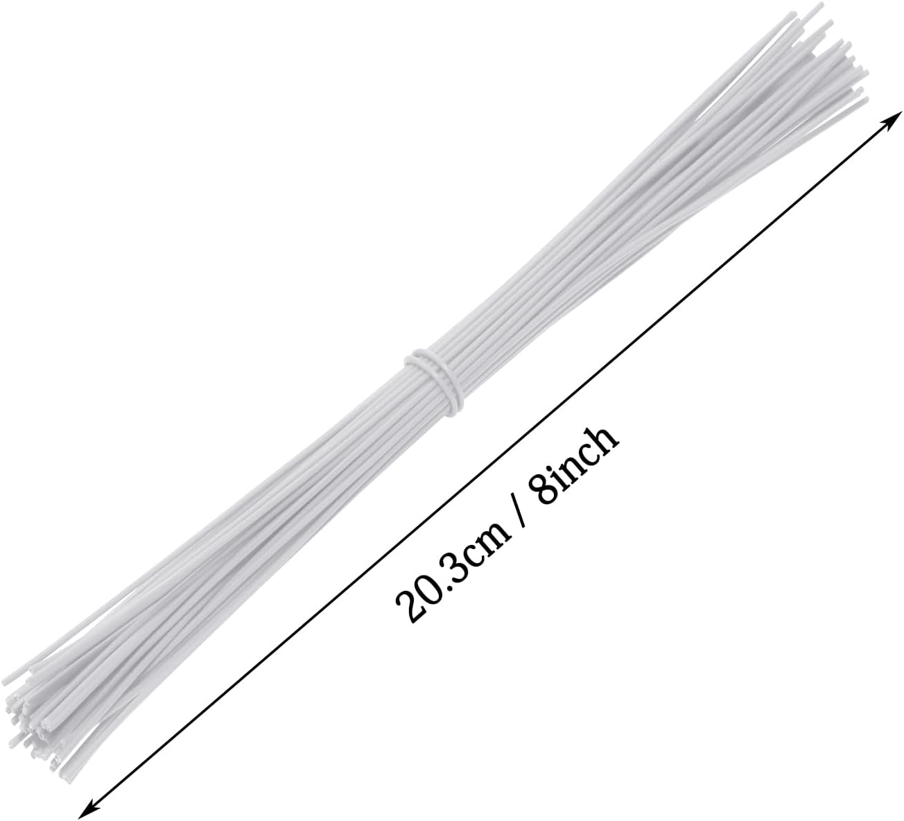 8 Inch Reusable Cable Ties Wire Twist Ties Garden Twine for Plastic Bags Electronics Cords Organizing Gardening Vines Climbing Plants Halloween Christmas Holiday Decors Crafts, 200PCS, Blue