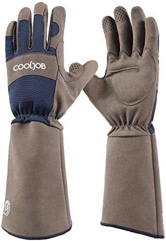 Thorn Proof Rose Pruning Garden Gloves for Men, Long Sleeve Large