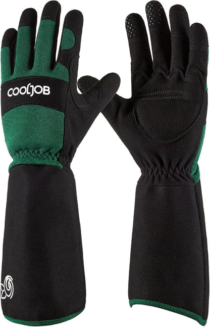 Thorn Proof Rose Pruning Garden Gloves for Men, Long Sleeve Large