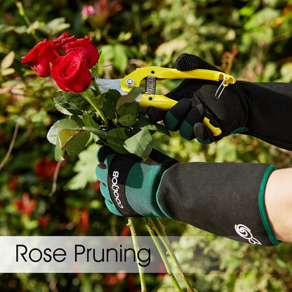 Thorn Proof Rose Pruning Garden Gloves for Men, Long Sleeve Large