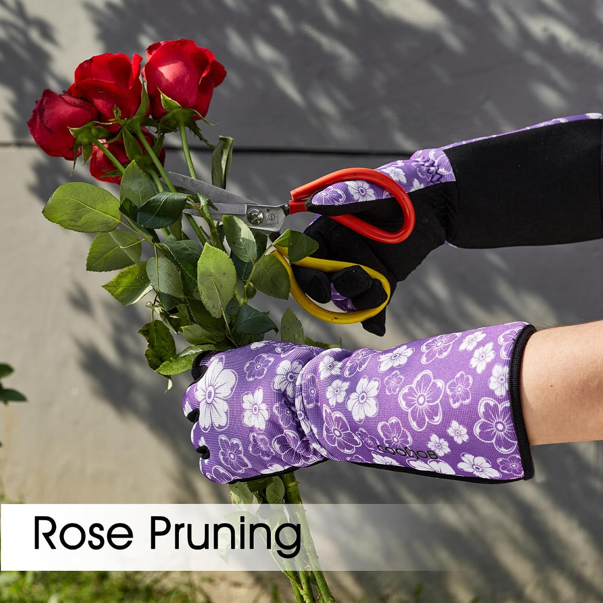 Thorn Proof Rose Pruning Garden Gloves for Men, Long Sleeve Large