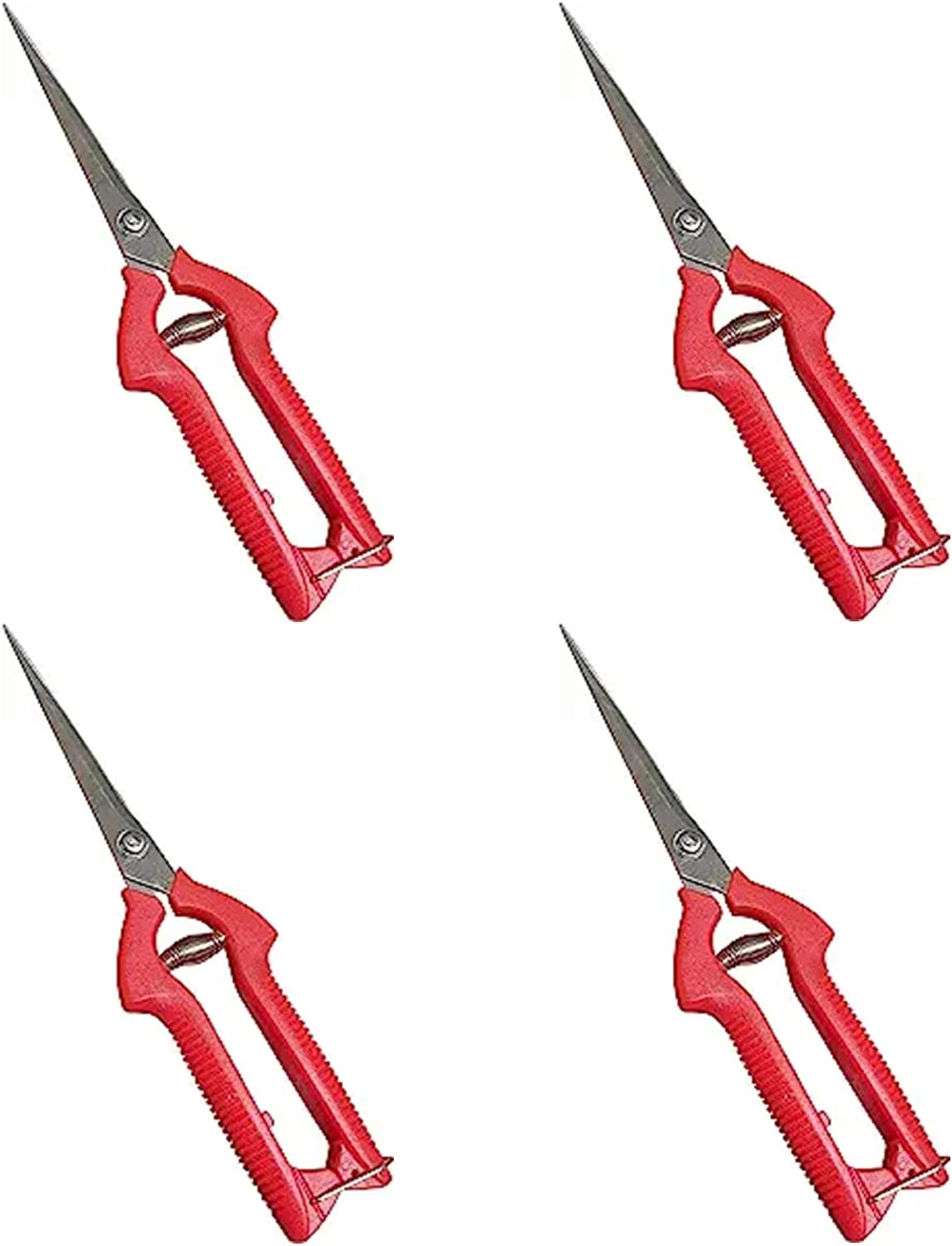 Extra Long Stainless Steel Pruner Pruning Shears Clippers Snips – Sharp Bonsai Cutter Plant Trimming Scissors – Straight Blade Garden Scissors Tool – Great for Roses Flowers Herbs Fruits