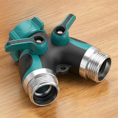 NATVIC 2 Way Hose Splitter, Heavy Duty 3/4 Inch Y Connector