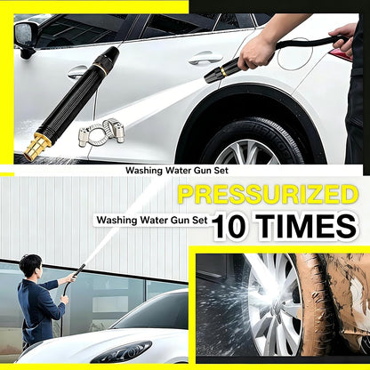 Car Washing Water Gun Set,Washing Water Gun Set,High Pressure Hose Nozzle,Multi Function Lawn & Garden Watering Sprayer,Heavy Duty Garden Hose Nozzle,Spray Nozzles for Cleaning Yard Pets Car
