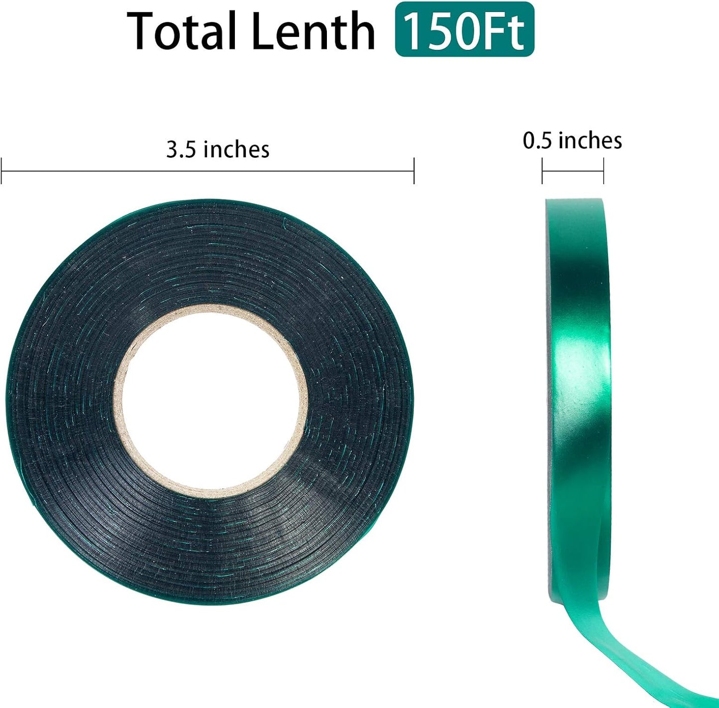 300 Ft Garden Tape Roll, 1/2" W Plant Tape Stretch Tapes Plants Ties