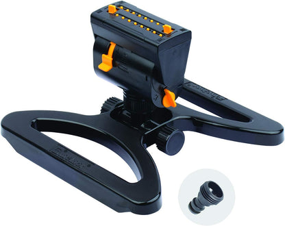 MiniMax Turbo Sprinkler, 4000 Sq Ft: 360°, Flow, Width, Range Adjust