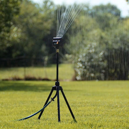 MiniMax Turbo Sprinkler, 4000 Sq Ft: 360°, Flow, Width, Range Adjust