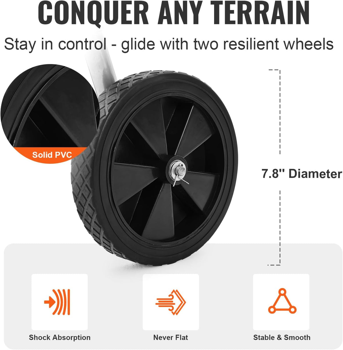 Hose Reel Cart, Hold Up to 300 ft of 5/8’’ Hose, Garden Water Hose Carts Mobile Tools with 4 Wheels, Heavy Duty Powder-Coated Steel Outdoor Planting with Storage Basket, for Garden, Yard, Lawn