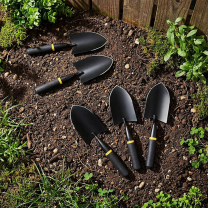 8 Pcs Garden Trowel with Resin Rubberized Handle, Narrow Shovels