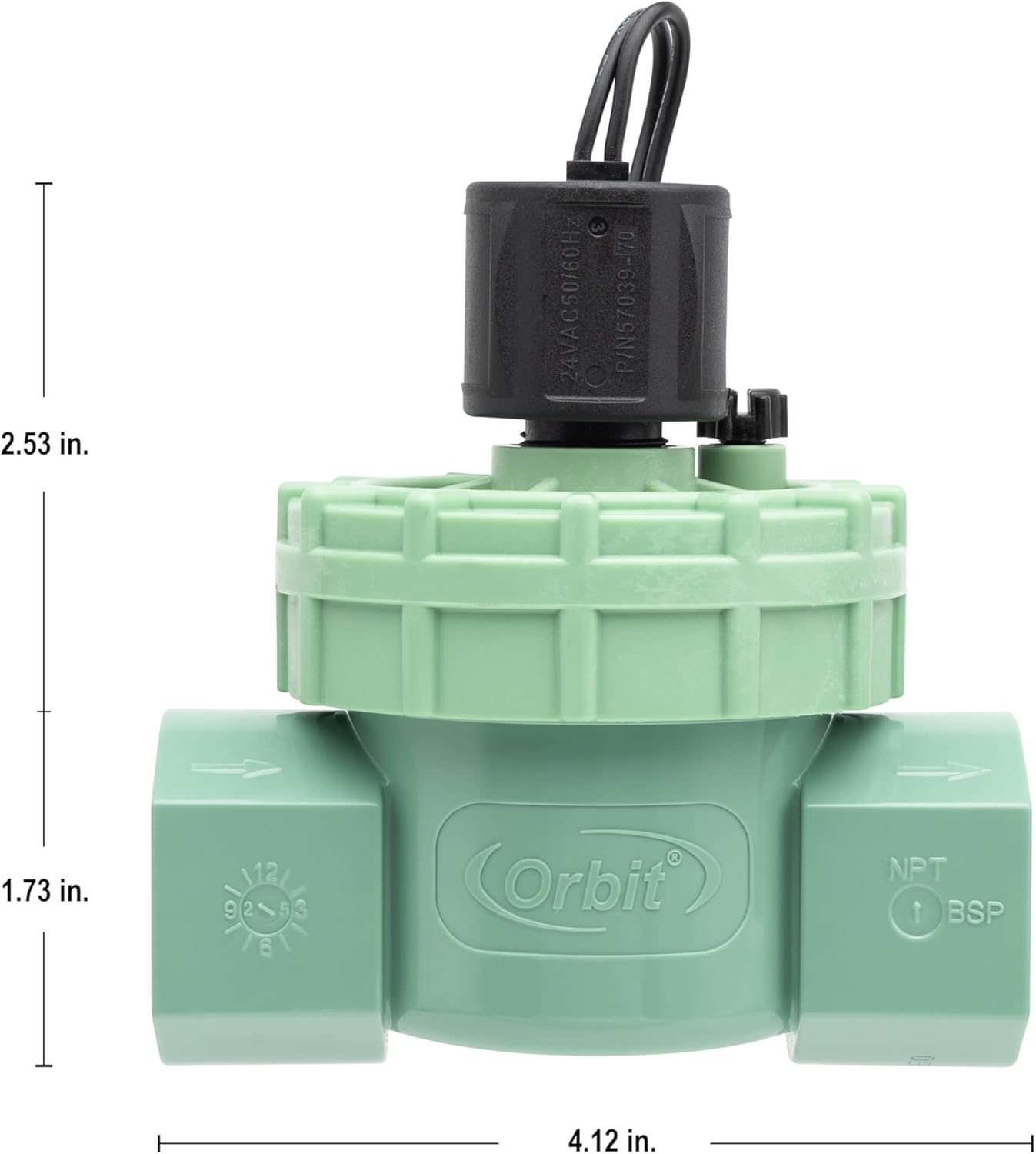 57467 1" MPT Jar Top Automatic Sprinkler Valve