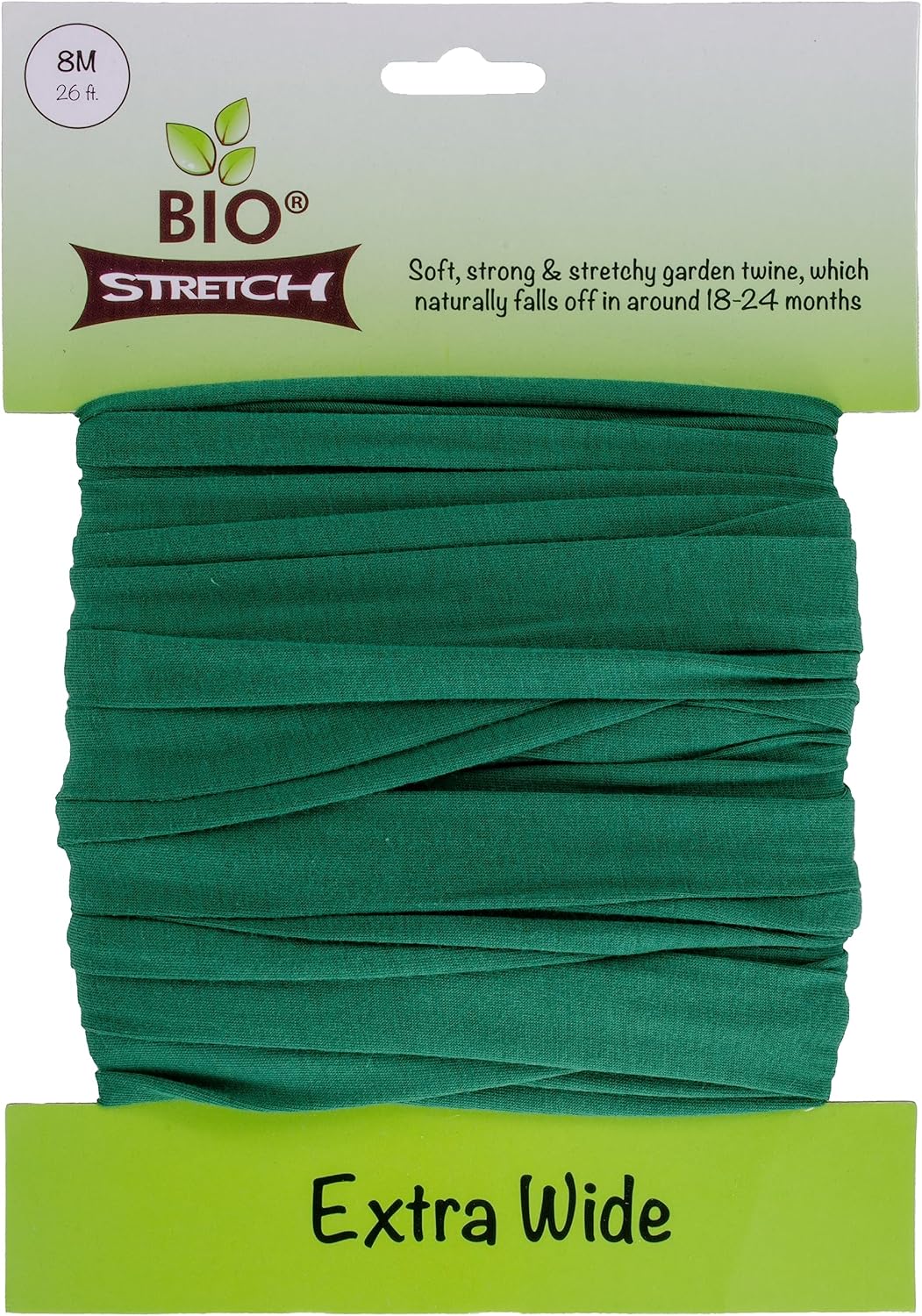 Soft Garden Twine & Plant Ties for Outdoor Plants, 1 Ball Green