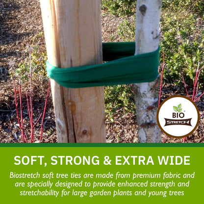 Soft Garden Twine & Plant Ties for Outdoor Plants, 1 Ball Green