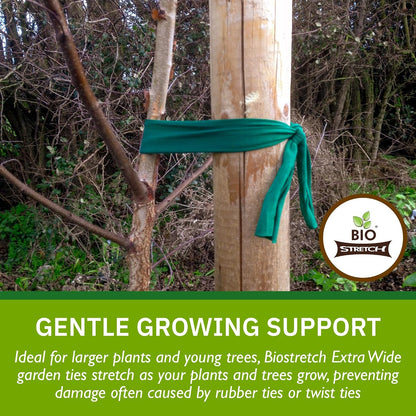 Soft Garden Twine & Plant Ties for Outdoor Plants, 1 Ball Green