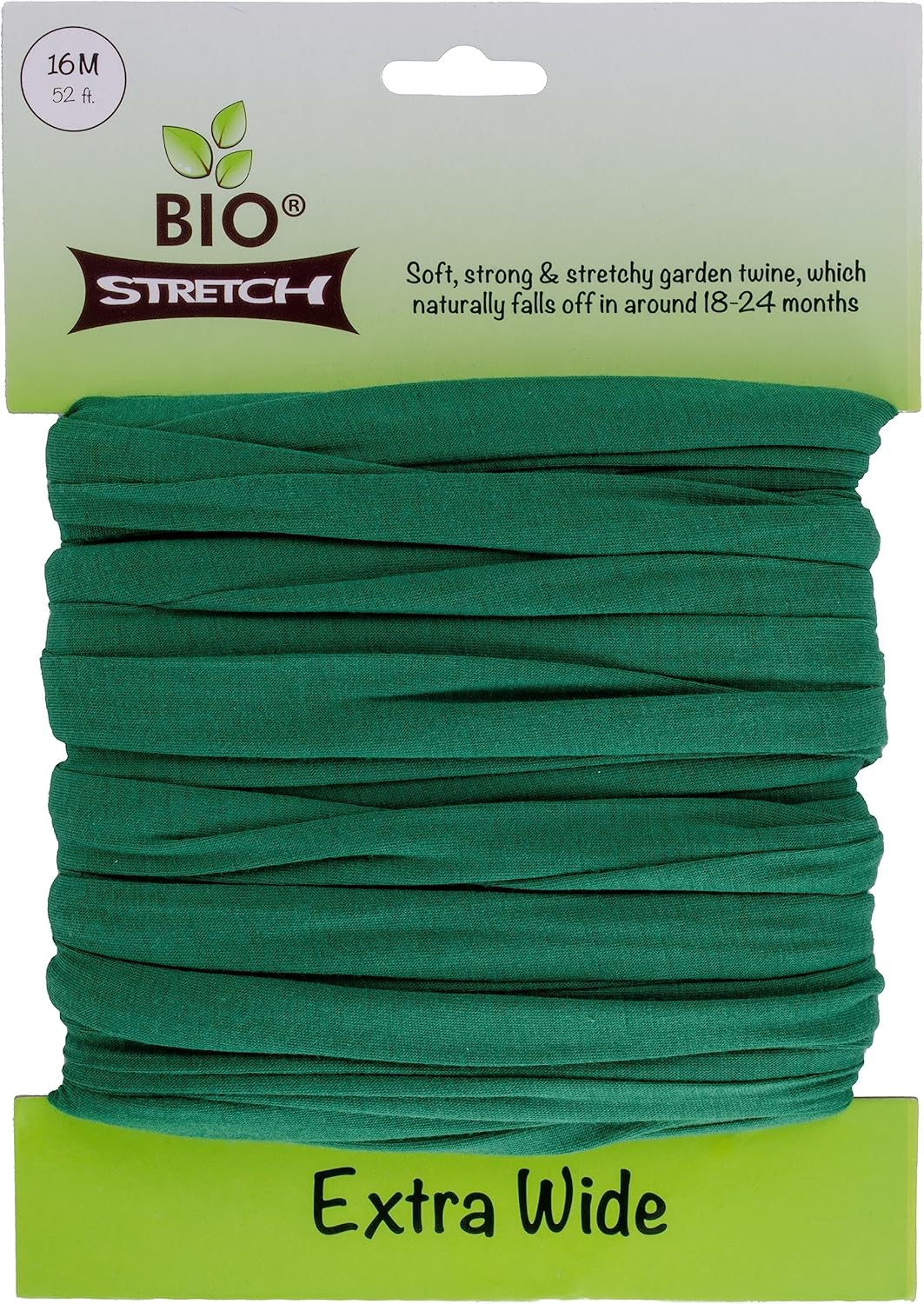 Soft Garden Twine & Plant Ties for Outdoor Plants, 1 Ball Green