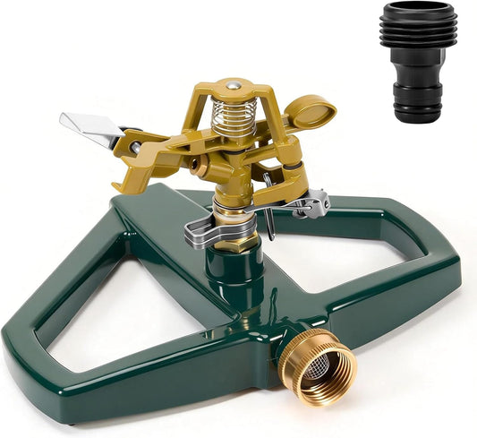 Sprinkler for Yard, Oscillating Lawn Sprinklers Adjustable Covera Model