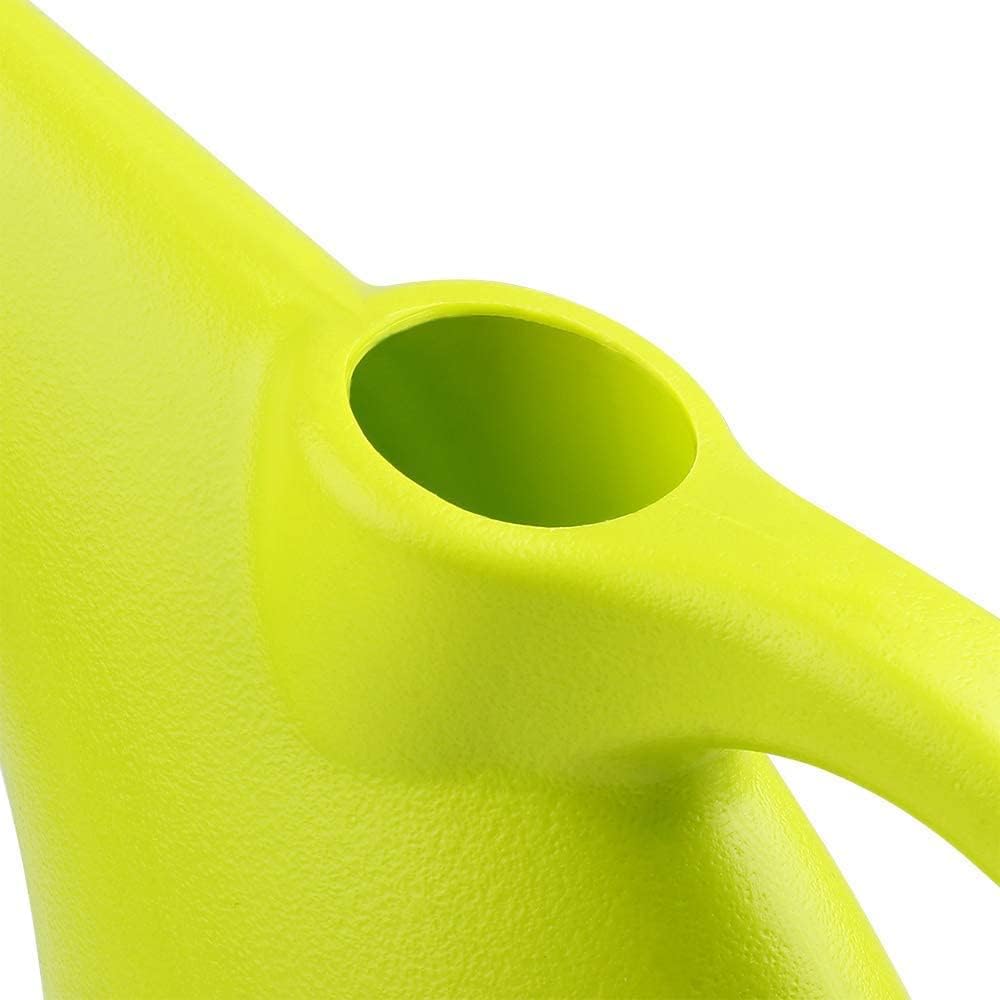 Plastic Watering Can, Elegant Watering Pot, 1/2-Gallon (Green)