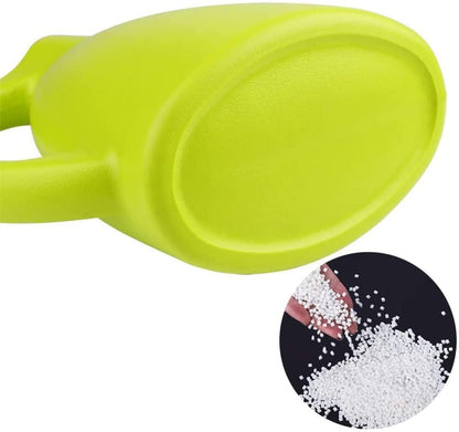 Plastic Watering Can, Elegant Watering Pot, 1/2-Gallon (Green)