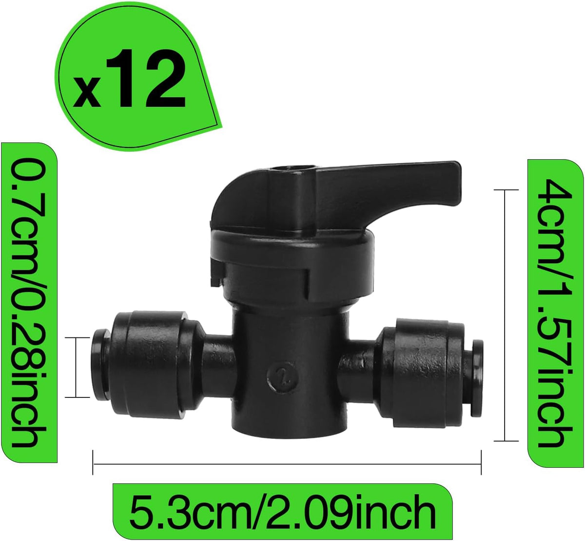 30 Pack 1/4 Inch Drip Irrigation Stakes, Plastic 1/4 Drip Irrigation Tubing Stakes for Secure Tubing Fixation, Garden Hose Support Stakes for Vegetable Flower Beds Lawn Supplies