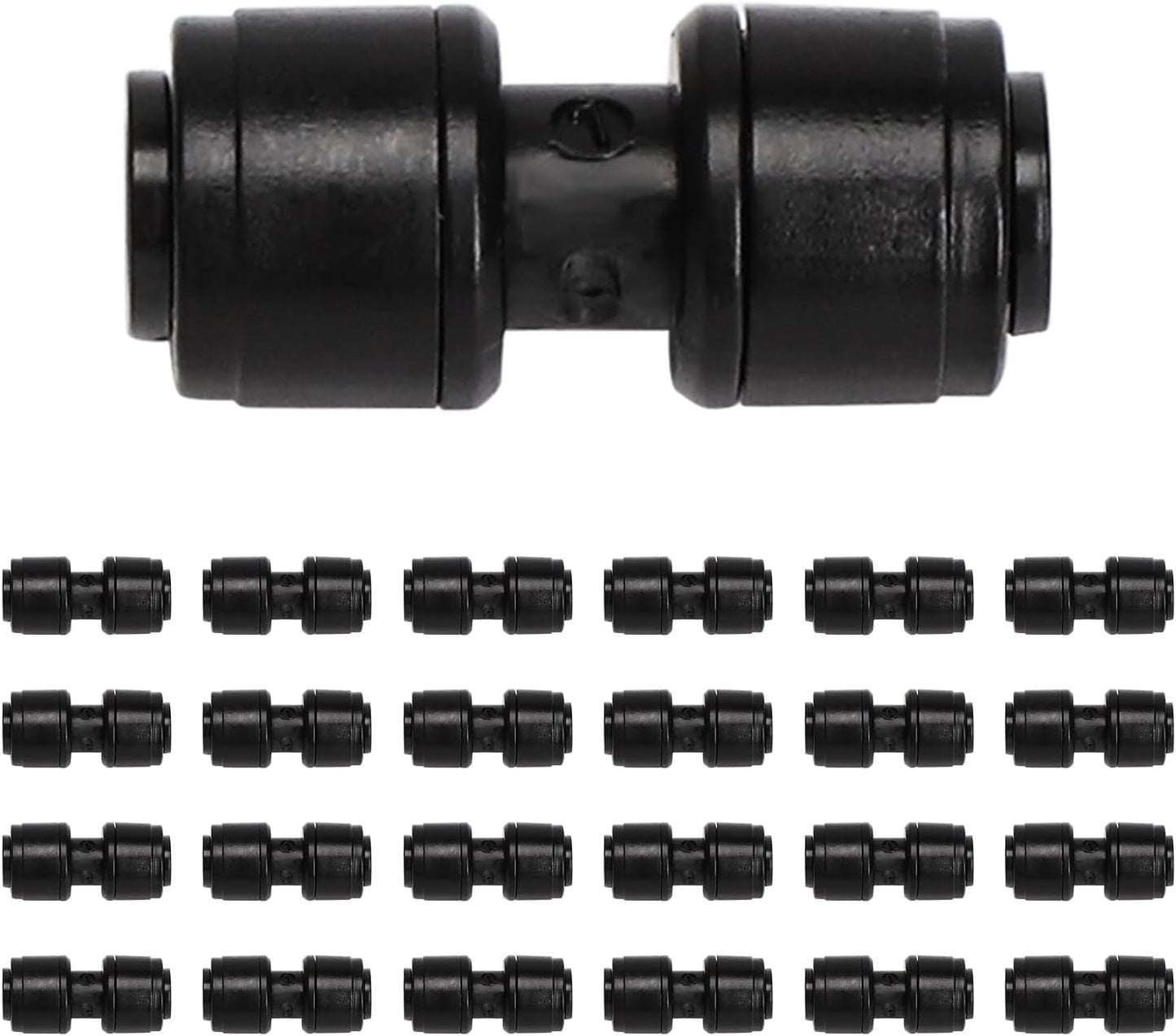 30 Pack 1/4 Inch Drip Irrigation Stakes, Plastic 1/4 Drip Irrigation Tubing Stakes for Secure Tubing Fixation, Garden Hose Support Stakes for Vegetable Flower Beds Lawn Supplies