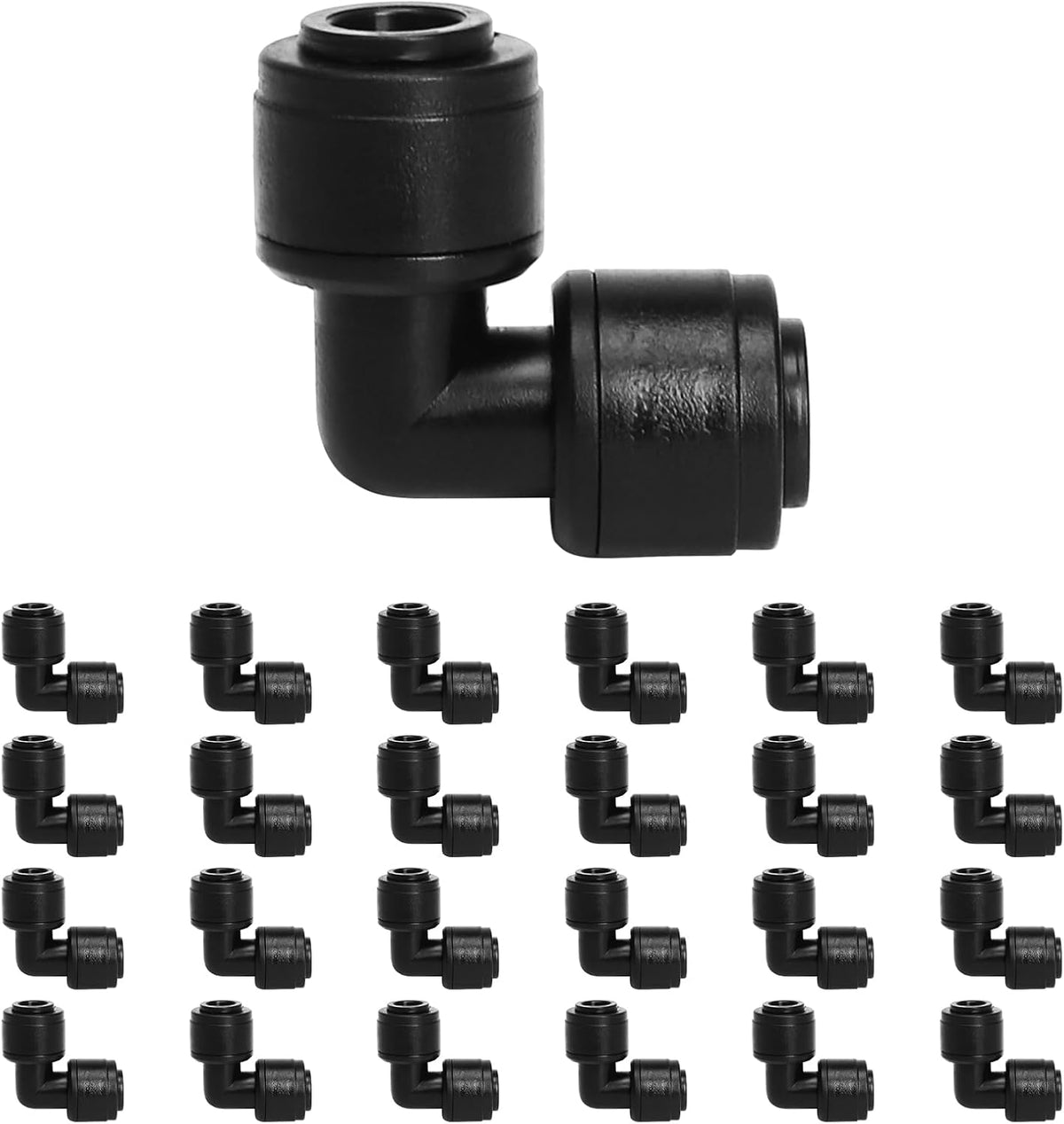 30 Pack 1/4 Inch Drip Irrigation Stakes, Plastic 1/4 Drip Irrigation Tubing Stakes for Secure Tubing Fixation, Garden Hose Support Stakes for Vegetable Flower Beds Lawn Supplies