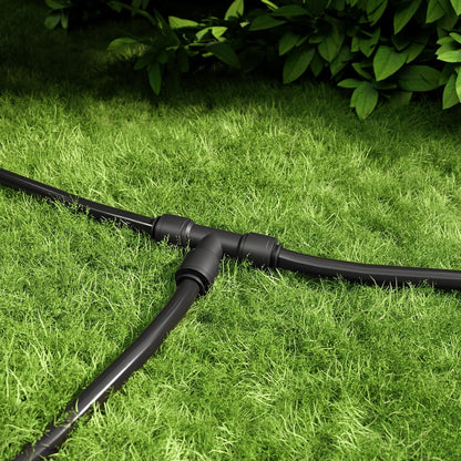 30 Pack 1/4 Inch Drip Irrigation Stakes, Plastic 1/4 Drip Irrigation Tubing Stakes for Secure Tubing Fixation, Garden Hose Support Stakes for Vegetable Flower Beds Lawn Supplies