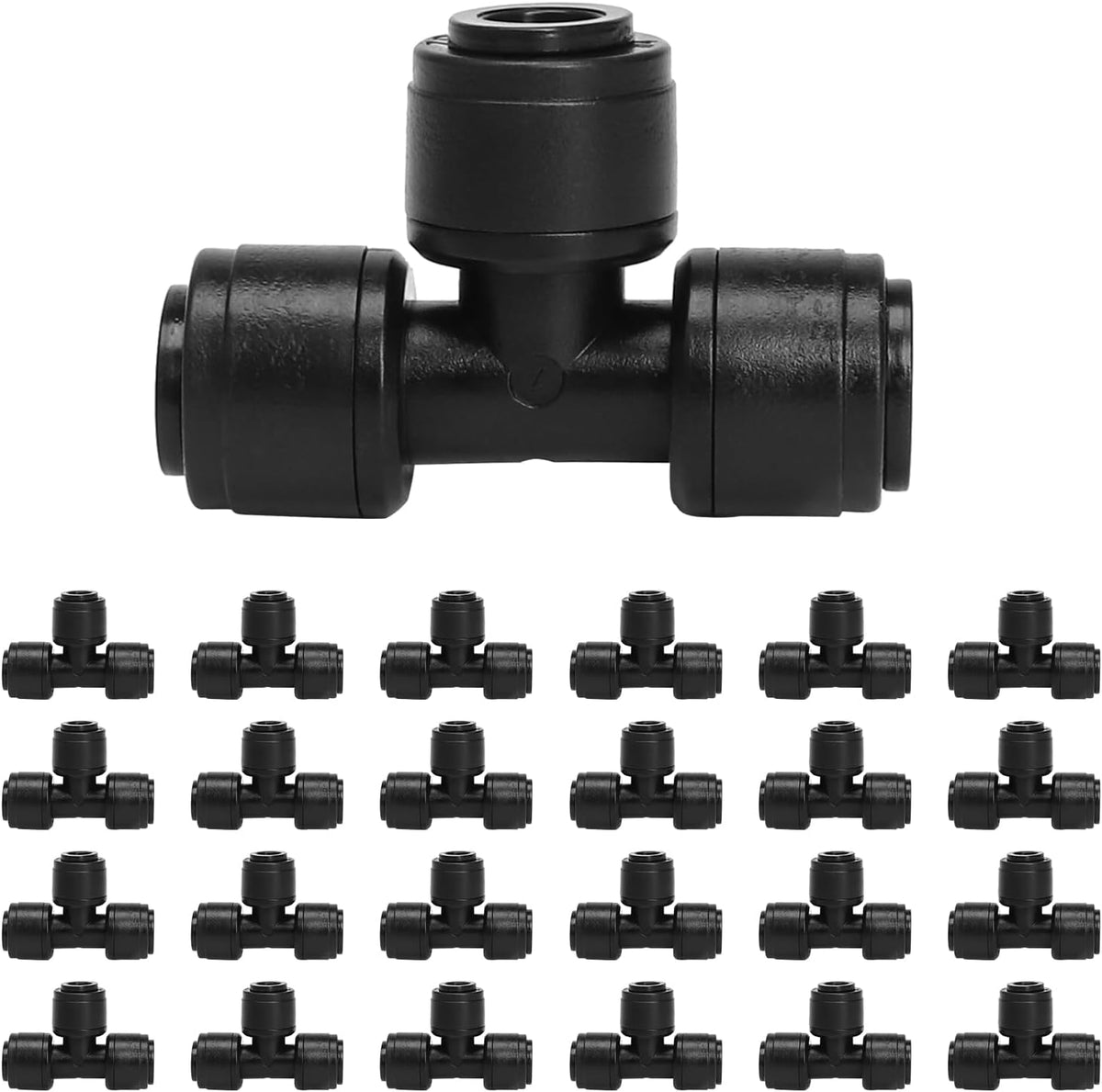 30 Pack 1/4 Inch Drip Irrigation Stakes, Plastic 1/4 Drip Irrigation Tubing Stakes for Secure Tubing Fixation, Garden Hose Support Stakes for Vegetable Flower Beds Lawn Supplies