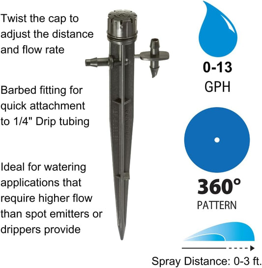 MBF4PKS Drip Micro-Bubbler, Full Circle, 4-Pack