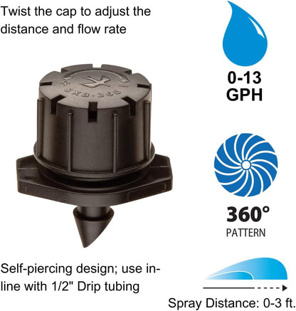 MBF4PKS Drip Micro-Bubbler, Full Circle, 4-Pack