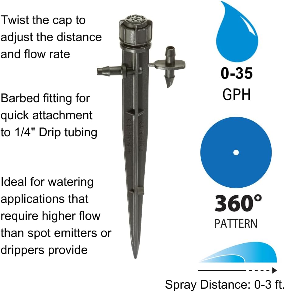 MBF4PKS Drip Micro-Bubbler, Full Circle, 4-Pack