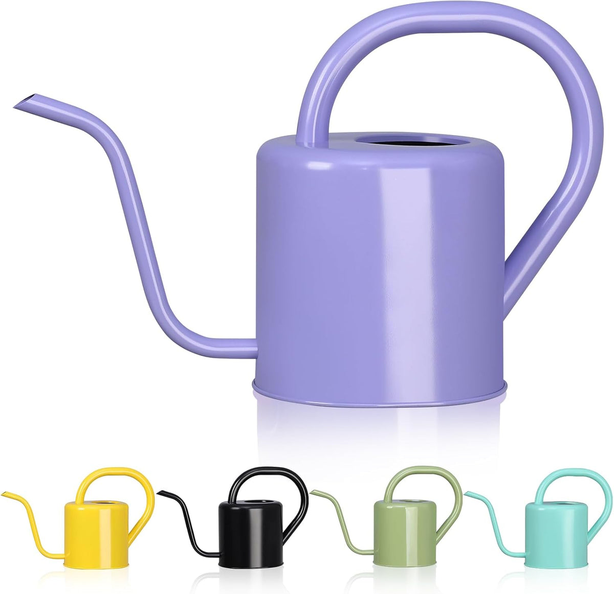 Watering Can, Stainless Steel Watering Can for Indoor & Outdoor Plants, 1L/35oz Long Spout Water Can with Handle, Rust-Proof Plant Watering Pot for House Plants, Garden Flowers