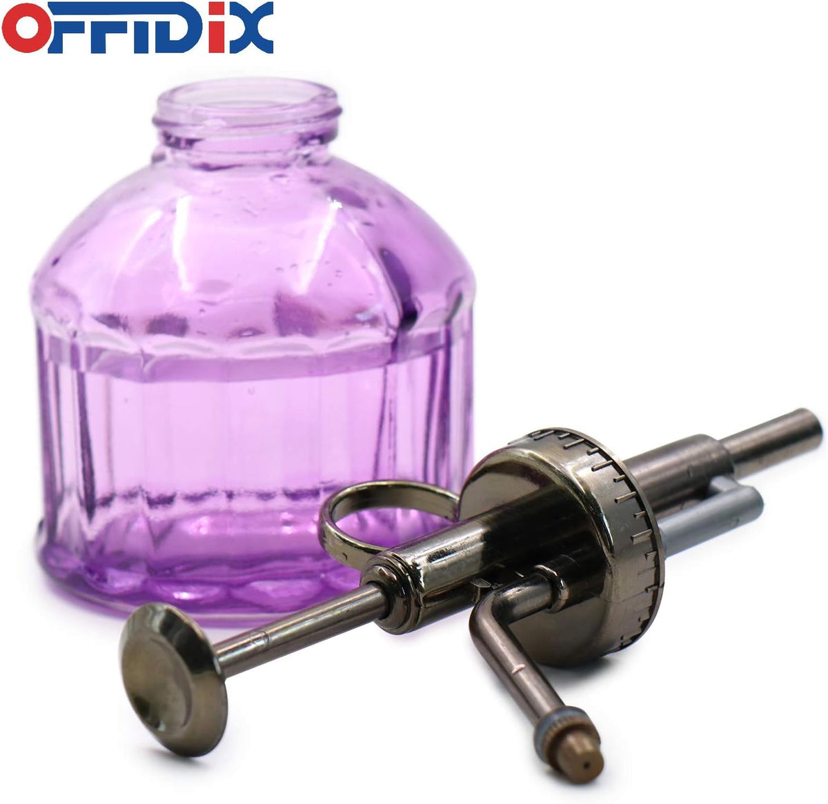 Glass Plant Mister Spray Bottle, Purple Small Watering Can 6.7 oz