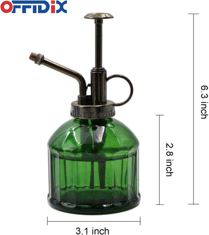 Glass Plant Mister Spray Bottle, Purple Small Watering Can 6.7 oz