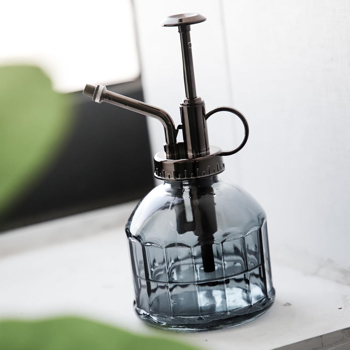 Glass Plant Mister Spray Bottle, Purple Small Watering Can 6.7 oz