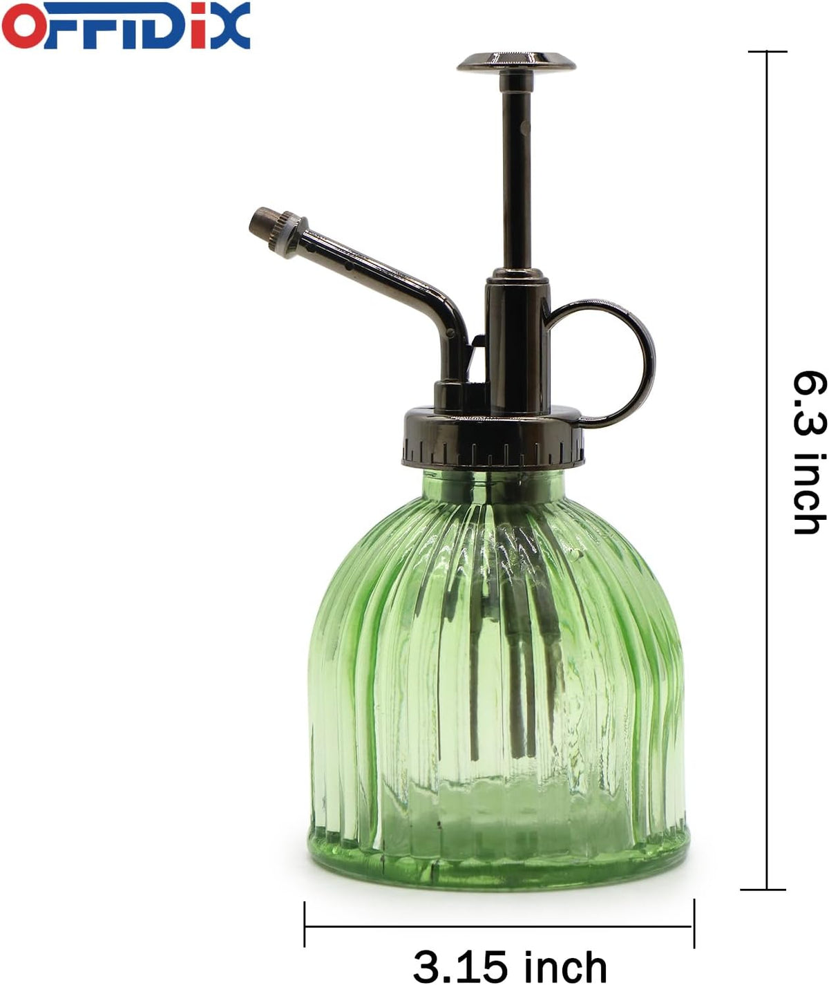 Glass Plant Mister Spray Bottle, Purple Small Watering Can 6.7 oz
