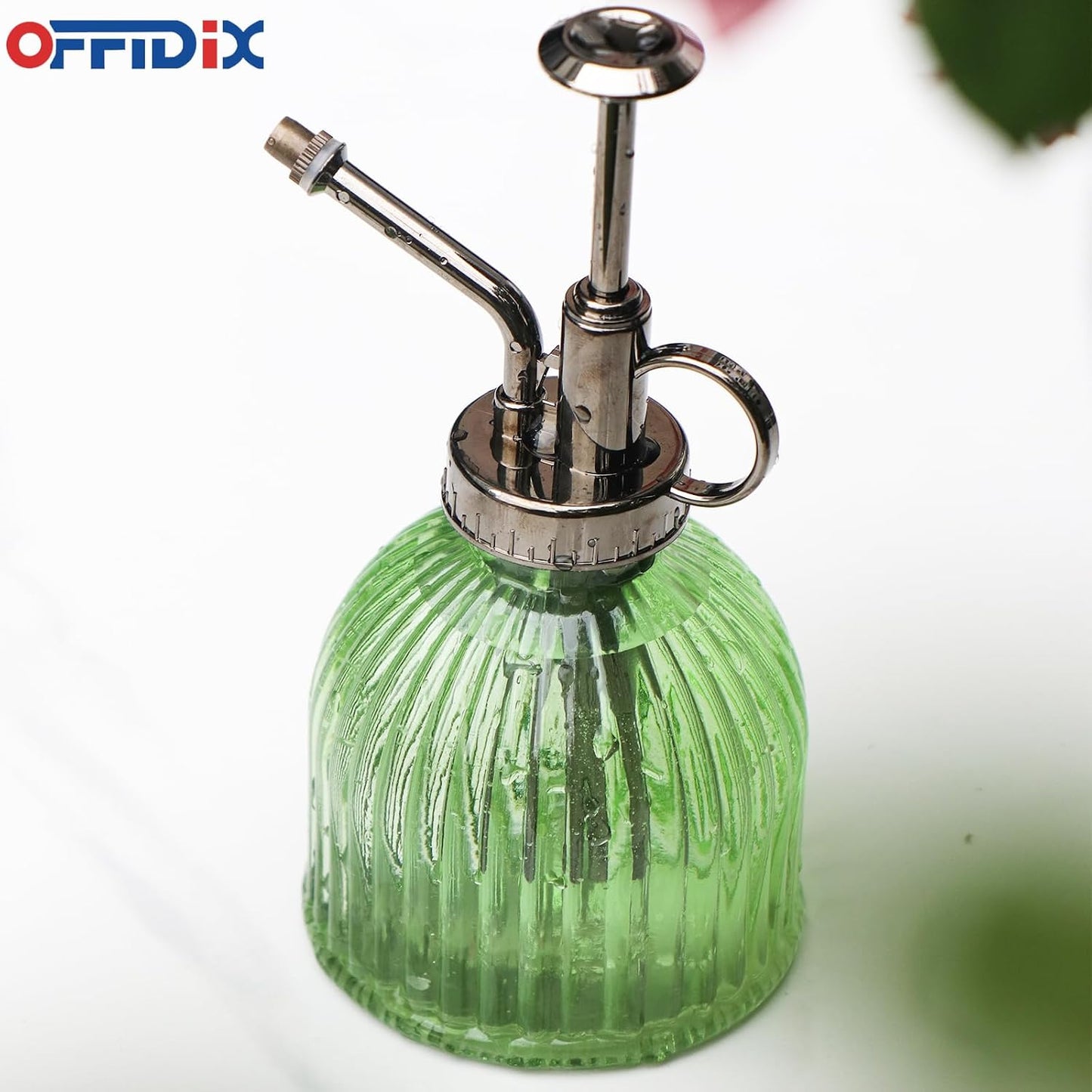 Glass Plant Mister Spray Bottle, Purple Small Watering Can 6.7 oz