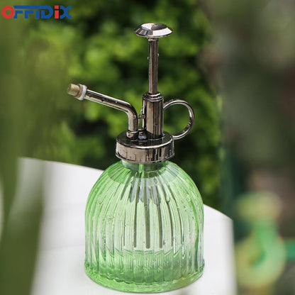 Glass Plant Mister Spray Bottle, Purple Small Watering Can 6.7 oz