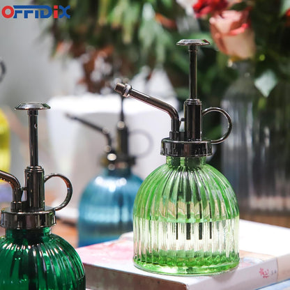 Glass Plant Mister Spray Bottle, Purple Small Watering Can 6.7 oz