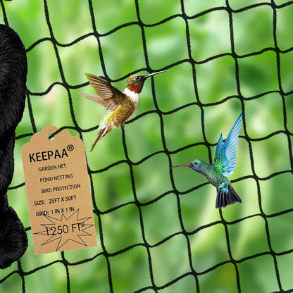 Heavy Duty Bird Netting - 35FT*35FT 1” Mesh UV Resistant