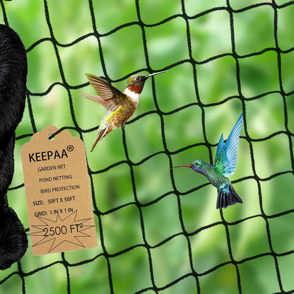 Heavy Duty Bird Netting - 35FT*35FT 1” Mesh UV Resistant