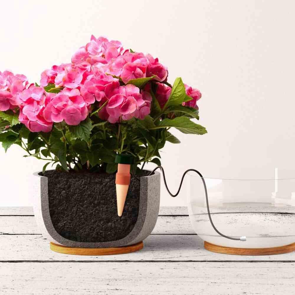 Blumat Classic Self-Watering Stakes - Prevents Overwatering and Underwatering for Healthy Growth While You are Away - Ideal for Indoor Plant Watering (3 Pack w/o Adapter)