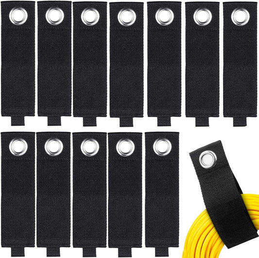 12Pcs Extension Cord Holder Organizer 13 in Heavy Duty Cord Straps
