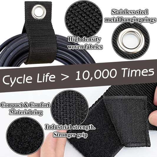 12Pcs Extension Cord Holder Organizer 13 in Heavy Duty Cord Straps