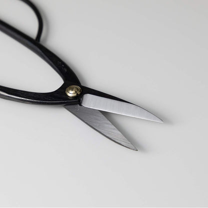 Wazakura Satsuki Bonsai Scissors, Made in Japan 7 inch (180 mm), Japanese Bonsai Garden Tools, Hasami Pruning Shears - Satsuki Style, Black